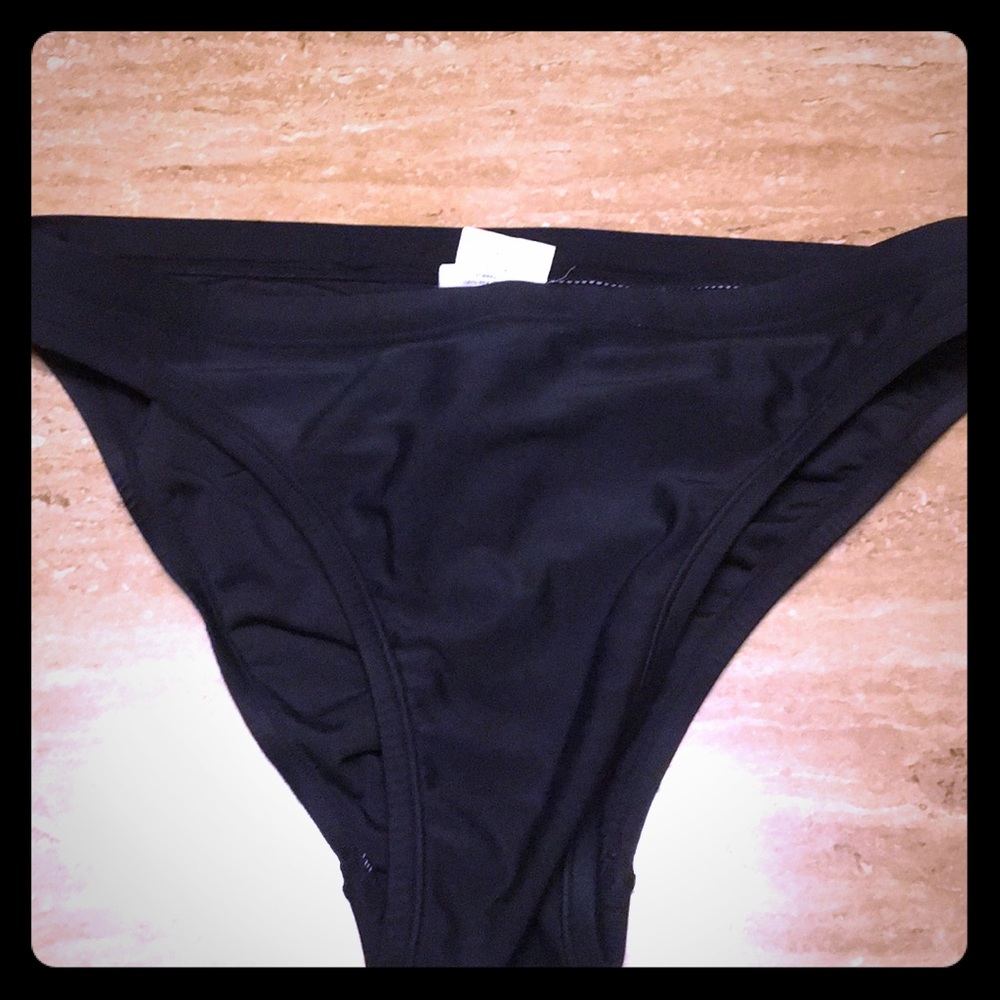 Black bikini bottom